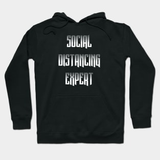 Social Distancing Expert (White) Hoodie